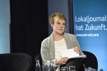 Andrea Hansen, 3. Regionaltag der LfM-Stiftung Vor Ort NRW im Lensing-Carrée am 24. Januar 2017