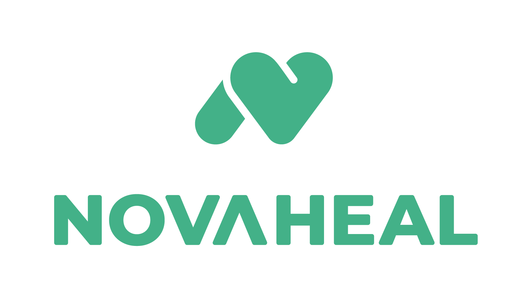 Logo Novaheal in Hellgrün